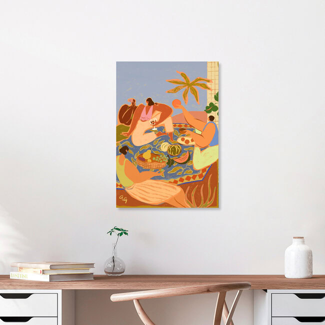 Wandbild 'Summer Picnic' – Kunst von Arty Guava als Poster oder Acrylglasbild