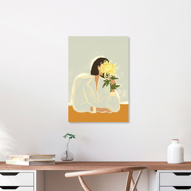 Wandbild 'The Chrysanthemum' – Kunst von Arty Guava als Poster oder Acrylglasbild