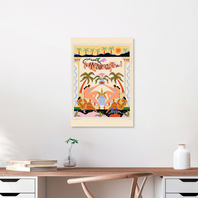 Wandbild 'Tropical Serenade' – Kunst von Arty Guava als Poster oder Acrylglasbild