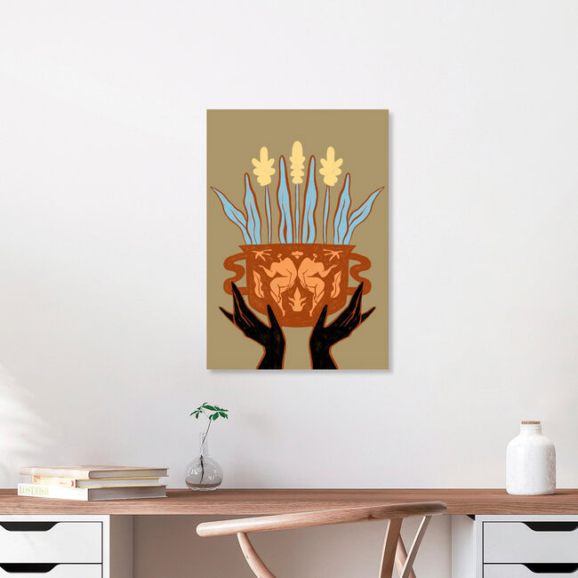 Wandbild 'Vase Growth' – Kunst von Arty Guava als Poster oder Acrylglasbild