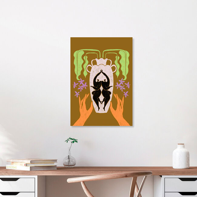 Wandbild 'Vase Better Together' – Kunst von Arty Guava als Poster oder Acrylglasbild