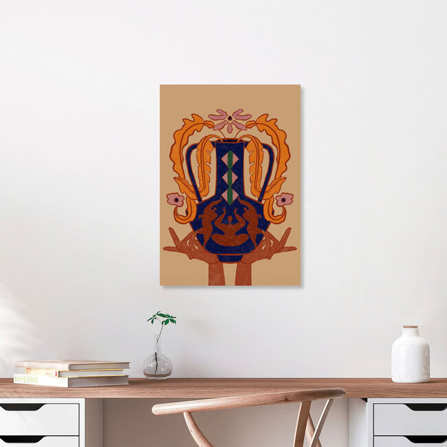 Wandbild 'Vase Blossom' – Kunst von Arty Guava als Poster oder Acrylglasbild