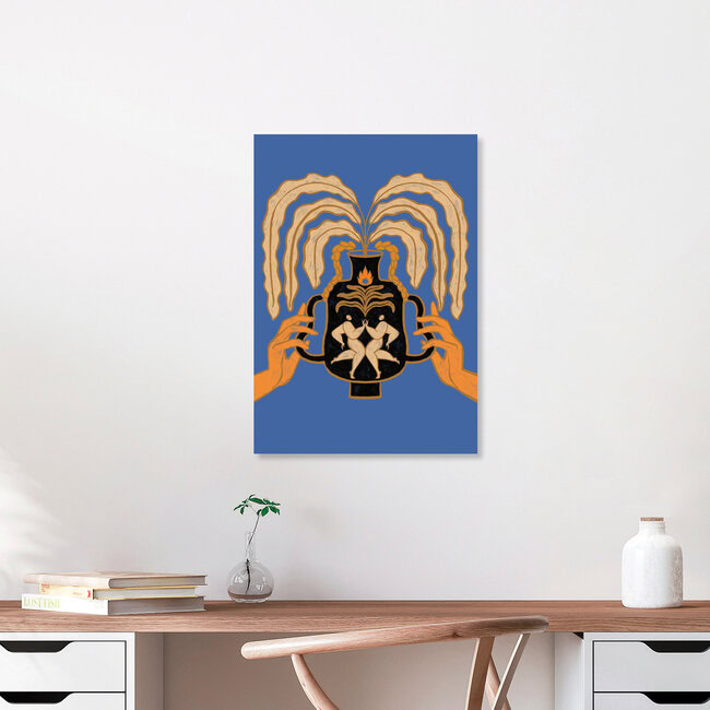 Wandbild 'Vase Meet Again' – Kunst von Arty Guava als Poster oder Acrylglasbild