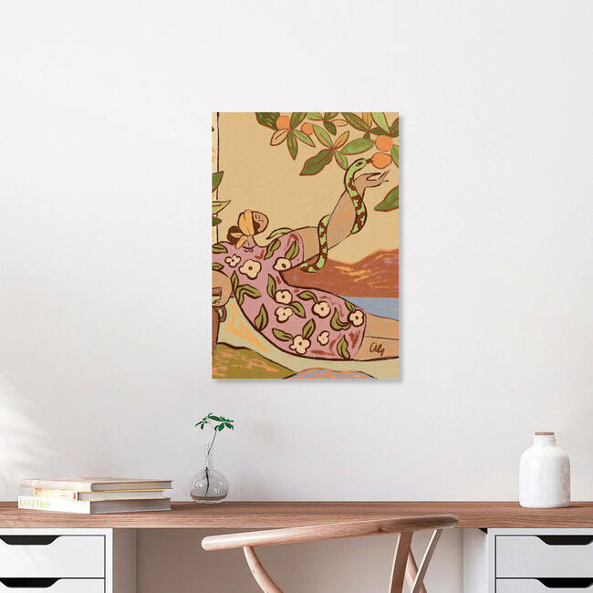 Wandbild 'Year of the Snake' – Kunst von Arty Guava als Poster oder Acrylglasbild