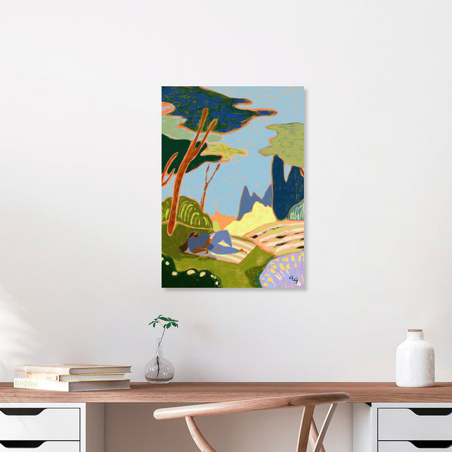 Wandbild 'Respire' – Kunst von Arty Guava als Poster oder Acrylglasbild