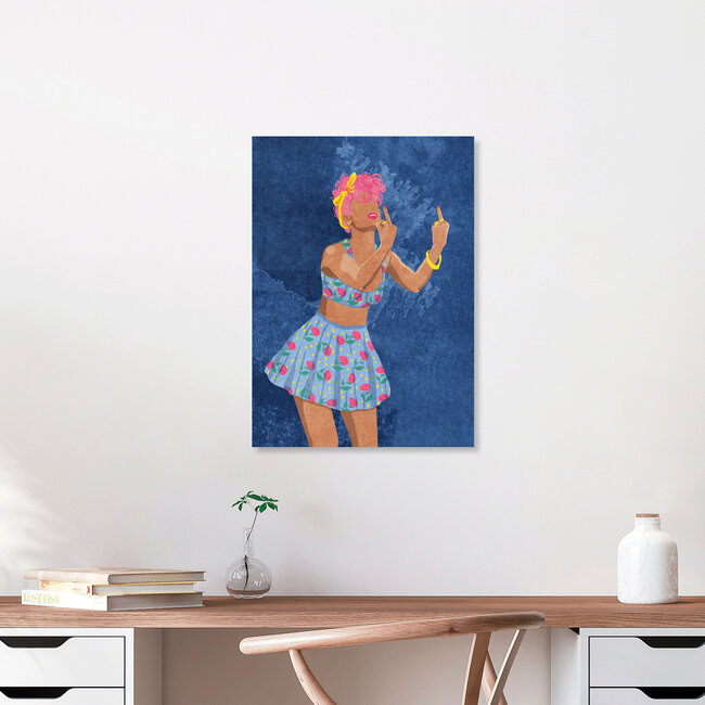 Wandbild 'Not your Girl' – Kunst von Raissa Oltmanns als Poster oder Acrylglasbild