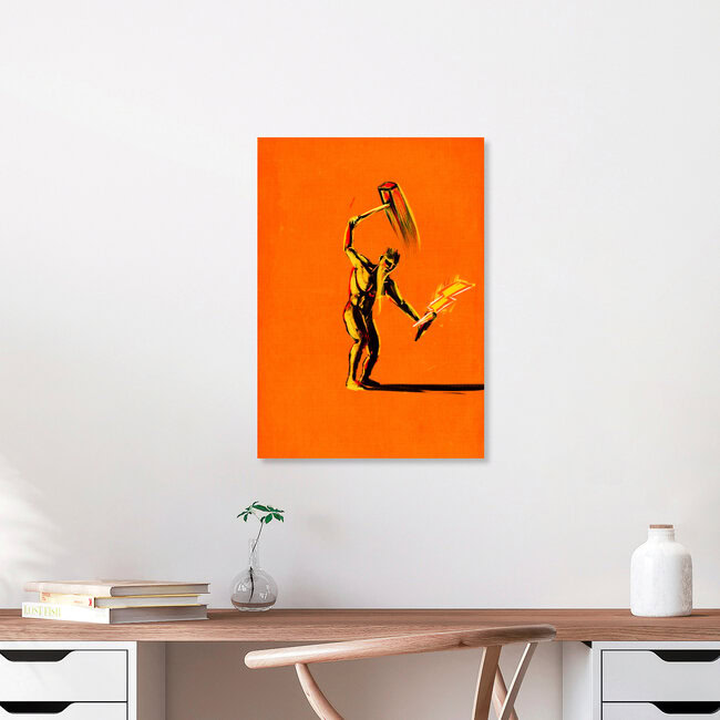 Wandbild 'Hefesto' – Kunst von Enzo Lo Re als Poster oder Acrylglasbild