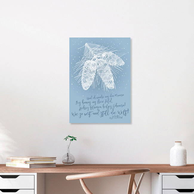 Wandbild 'Weihnachten #2' – Kunst von Un-typisch Verena Selbach als Poster oder Acrylglasbild