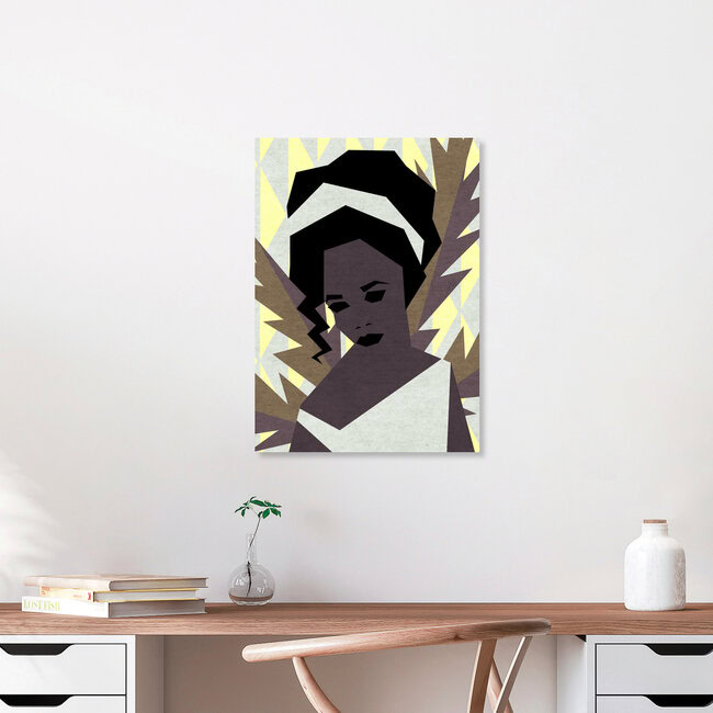 Wandbild 'The shy girl' – Kunst von Sjoerd Piepenbrink als Poster oder Acrylglasbild