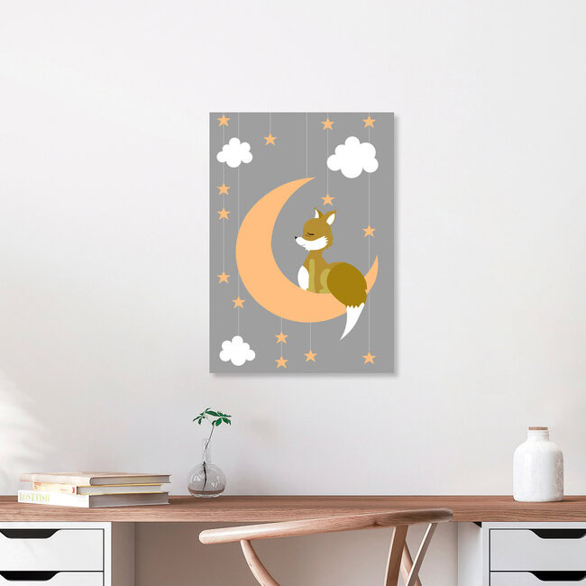 'dreaming fox' – Wall Art by Sabrina Ziegenhorn as Poster or Acrylic Glass Print