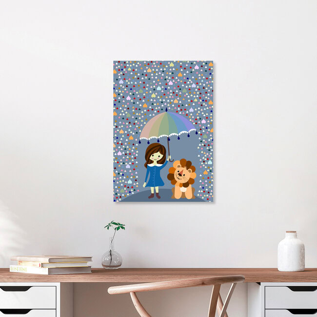Wandbild 'Freundschaft' – Kunst von Sabrina Ziegenhorn als Poster oder Acrylglasbild