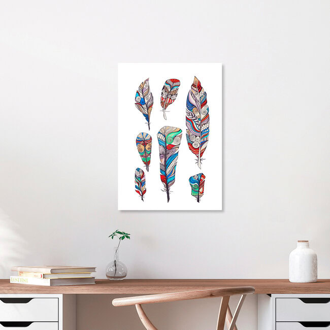 'feathers' – Wall Art by Sabrina Ziegenhorn as Poster or Acrylic Glass Print
