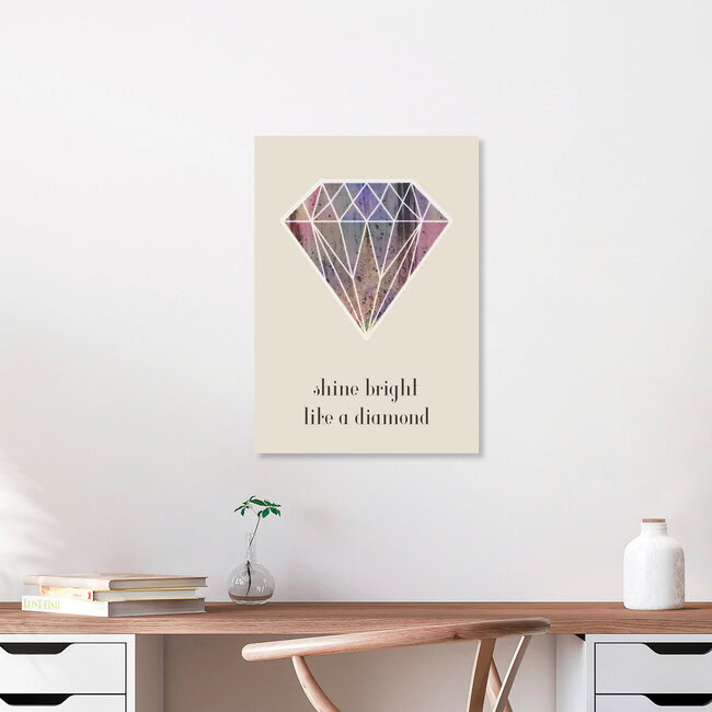 Wandbild 'shine bright' – Kunst von Sabrina Ziegenhorn als Poster oder Acrylglasbild