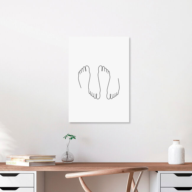 'Feet' – Wall Art by Wuukasch . as Poster or Acrylic Glass Print