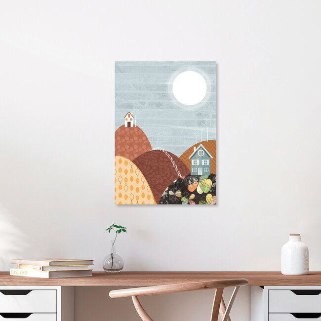 Wandbild 'Colourful Landscape' – Kunst von Katherine Blower als Poster oder Acrylglasbild