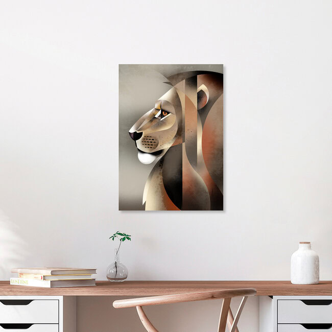 Wandbild 'Löwe' – Kunst von Dieter Braun als Poster oder Acrylglasbild