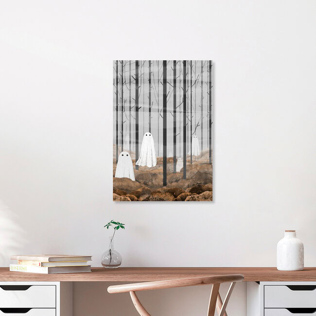 Wandbild 'The Woods are full of Ghosts (Autumn version)' – Kunst von Katherine Blower als Poster oder Acrylglasbild