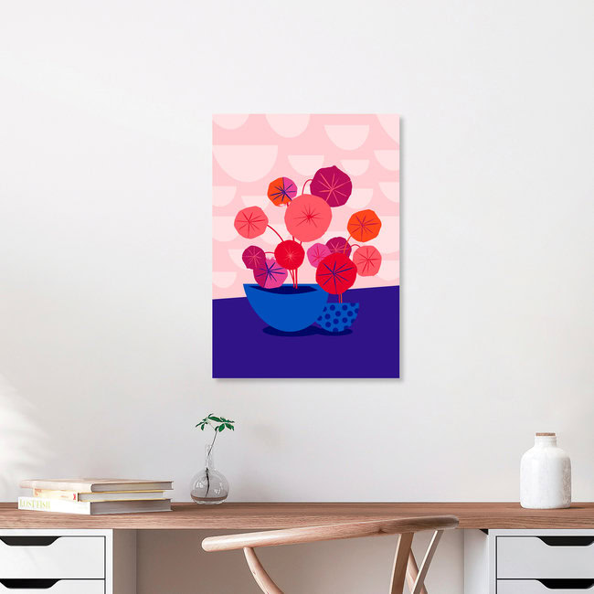 'Pilea' – Wall Art by Pia Kolle as Poster or Acrylic Glass Print
