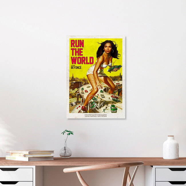 Wandbild 'Run the world' – Kunst von David Redon als Poster oder Acrylglasbild