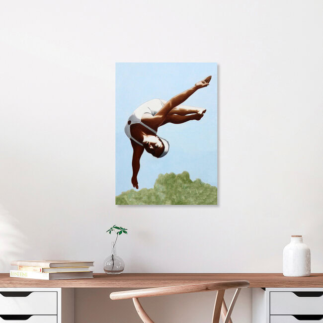 'Diver Above the Treetops II' – Wall Art by Sarah Morrissette as Poster or Acrylic Glass Print