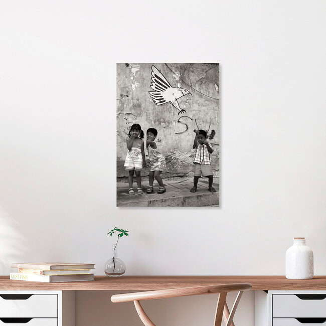 Palermo Kids - Sicily, Italien – Fotokunst von Silva Wischeropp als Poster oder Acrylglasbild