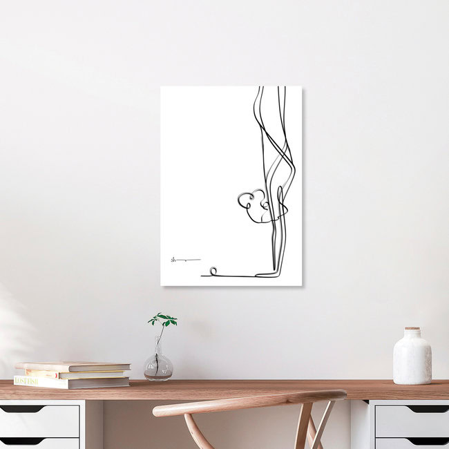 'Handstand - Abstract' – Wall Art by Shankar Ramakrishnan as Poster or Acrylic Glass Print