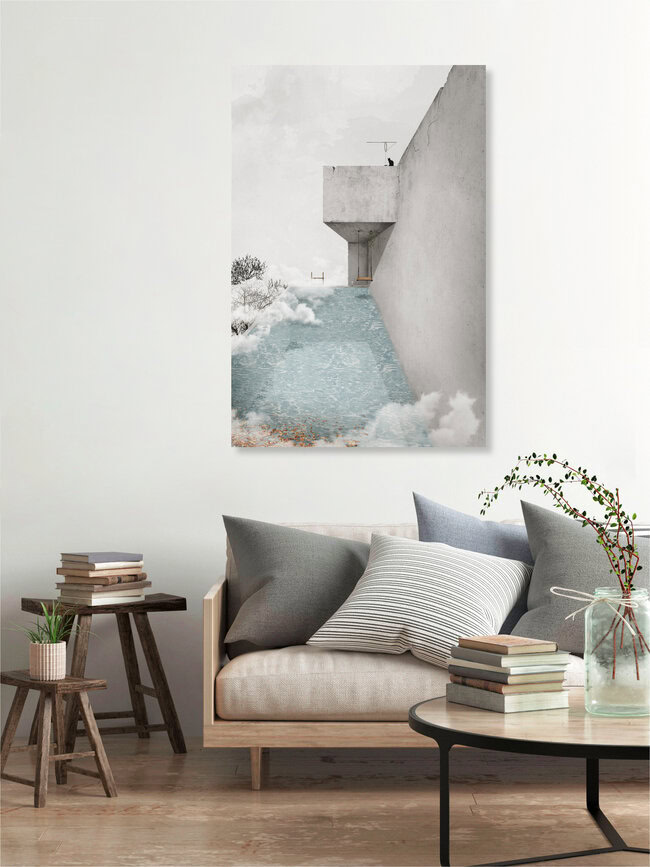Wandbild 'Swimming' – Kunst von Adriana Pascale als Poster oder Acrylglasbild