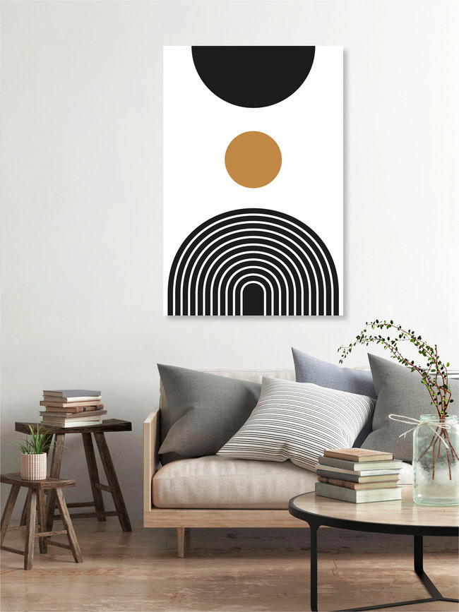 'Mid century study no.3' – Wall Art by Froilein  Juno as Poster or Acrylic Glass Print