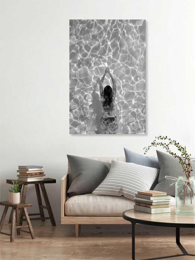 liquid LOVE - black & white edition, Germany – wall art by Studio Na.hili as Poster or Acrylic Glass Print