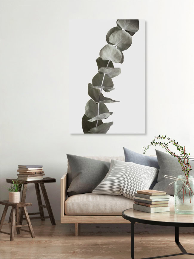 dried eucalytus branches 1 of 3, Germany – wall art by Studio Na.hili as Poster or Acrylic Glass Print