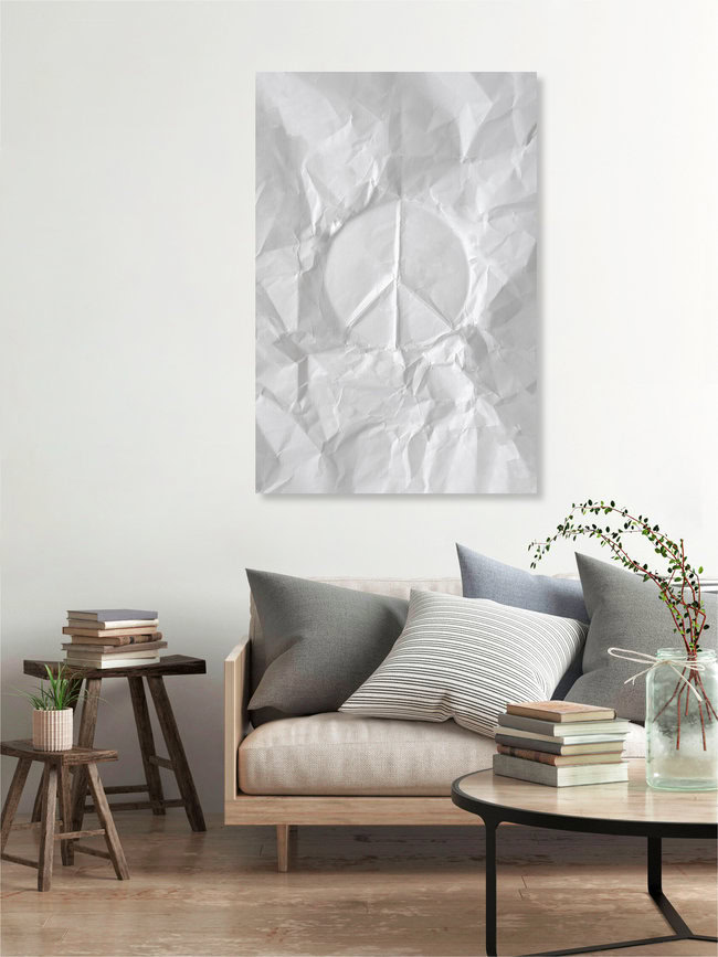 paper PEACE please, Germany – wall art by Studio Na.hili as Poster or Acrylic Glass Print
