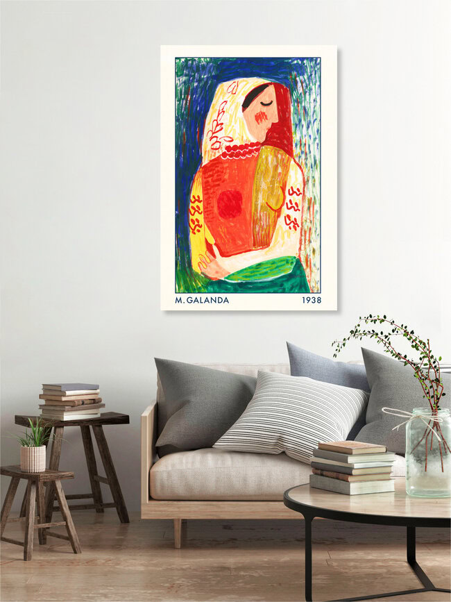 'Mikuláš Galanda: Woman' – Wall Art by Art Classics as Poster or Acrylic Glass Print