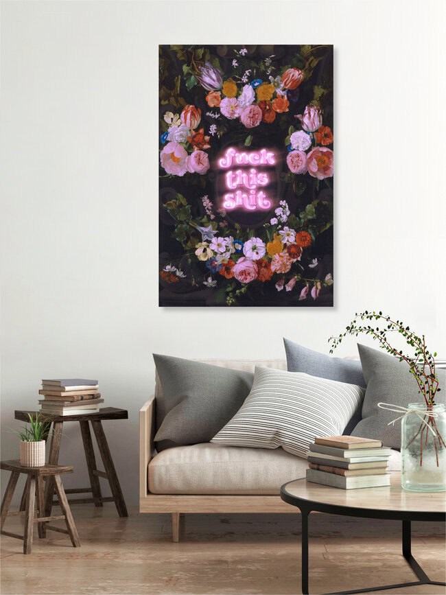 'Fuck This Shit' – Wall Art by Jonas Loose as Poster or Acrylic Glass Print