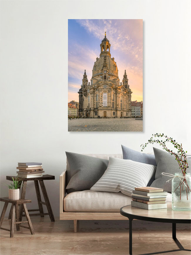 Church of Our Lady Dresden, Germany – wall art by Michael Valjak as Poster or Acrylic Glass Print