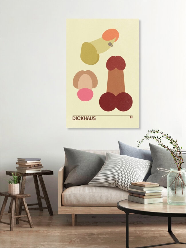 'Dickhaus' – Wall Art by Jonas Loose as Poster or Acrylic Glass Print