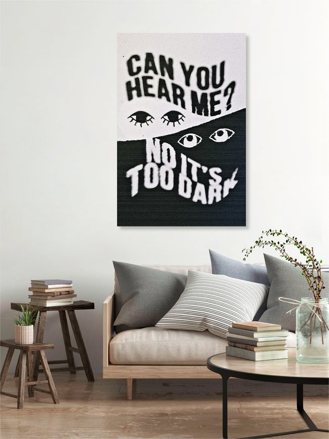 'Can You Hear Me' – Wall Art by Jonas Loose as Poster or Acrylic Glass Print