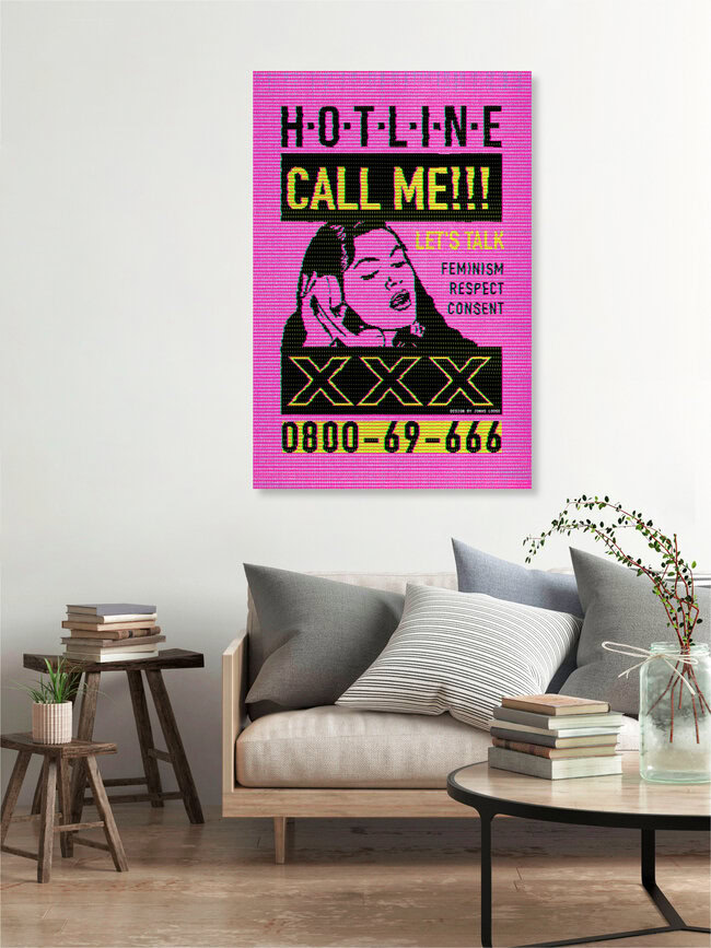 'Call For Consent' – Wall Art by Jonas Loose as Poster or Acrylic Glass Print