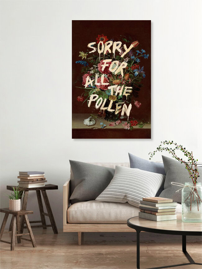 'Sorry For All The Pollen' – Wall Art by Jonas Loose as Poster or Acrylic Glass Print