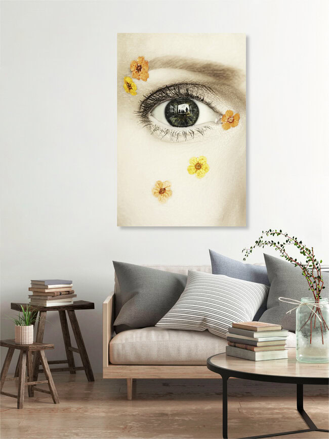 The window to the soul, Germany – wall art by Manuela Deigert as Poster or Acrylic Glass Print