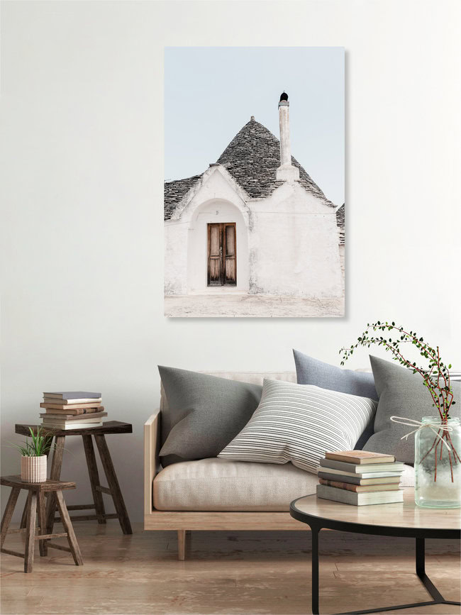 Trullo in Alberobello, Italien – Fotokunst von Photolovers . als Poster oder Acrylglasbild