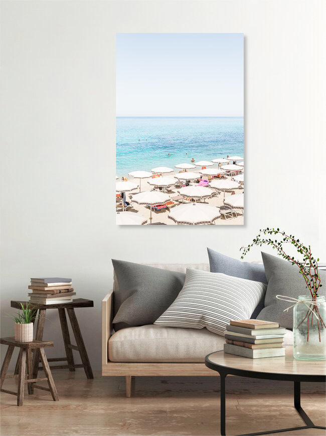 Life is a beach, Italien – Fotokunst von Photolovers . als Poster oder Acrylglasbild