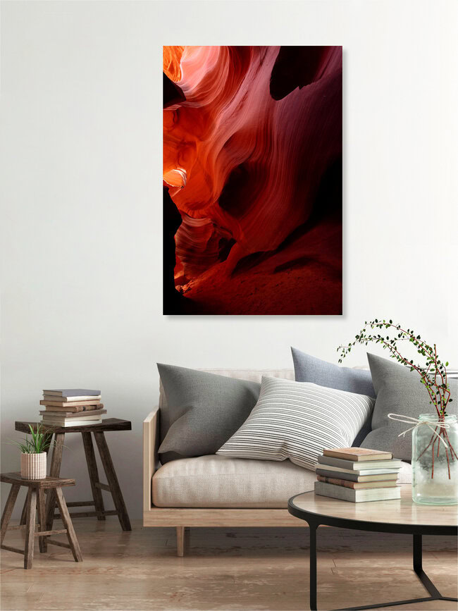 Antelope Canyon 2, Vereinigte Staaten – Fotokunst von Jan Glebinski als Poster oder Acrylglasbild