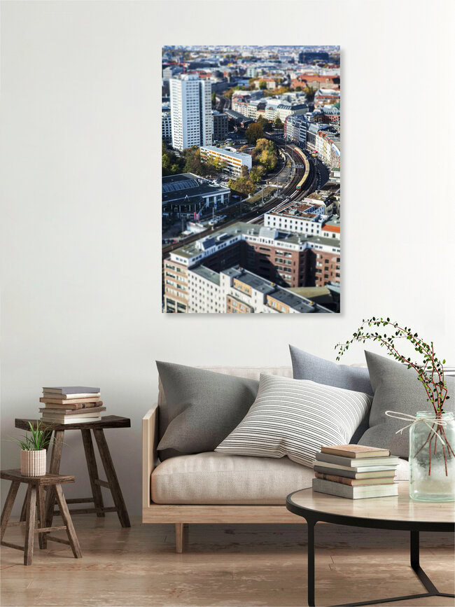 Little Berlin Photos of Berlin from above, Deutschland – Fotokunst von Yehuda Swed als Poster oder Acrylglasbild
