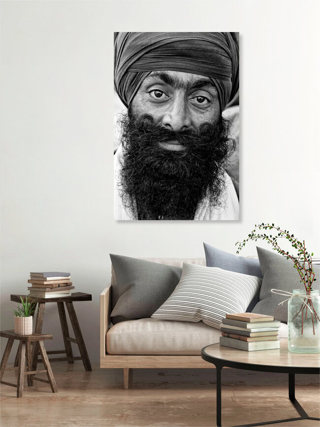gallant, Indien – Fotokunst von Jagdev Singh als Poster oder Acrylglasbild