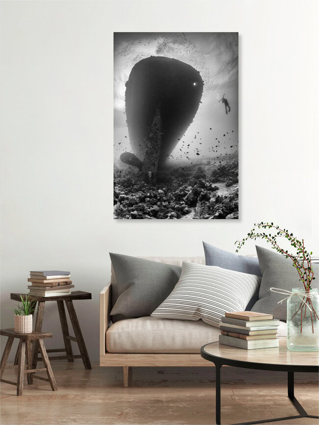 Kingston wreck, Egypt – wall art by Christian Schlamann as Poster or Acrylic Glass Print