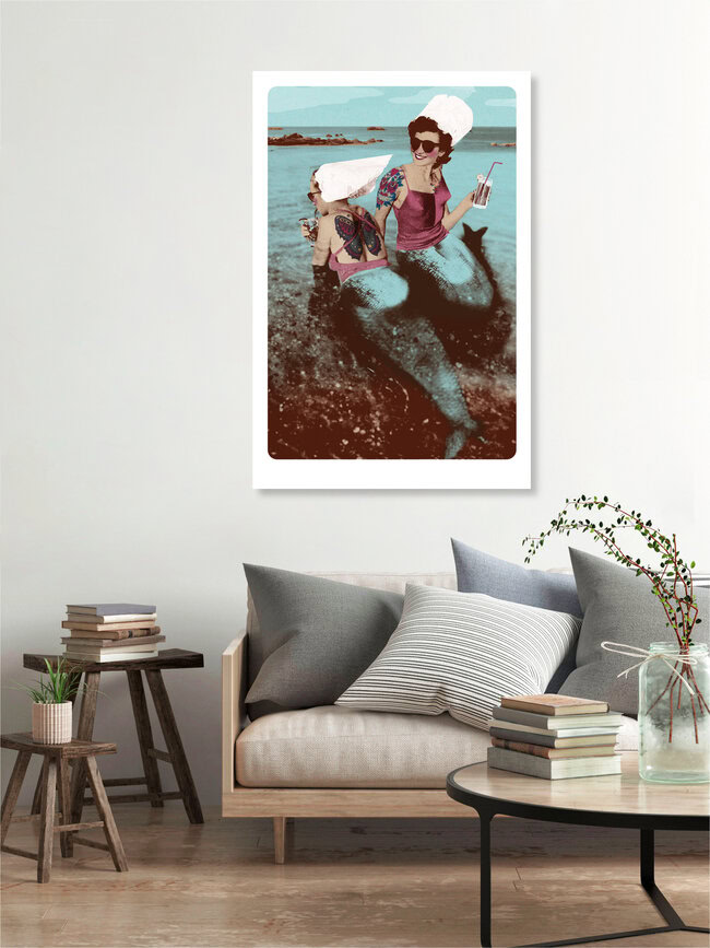 Wandbild 'Vacances en Bretagne /5' – Kunst von Larvol Marianne als Poster oder Acrylglasbild