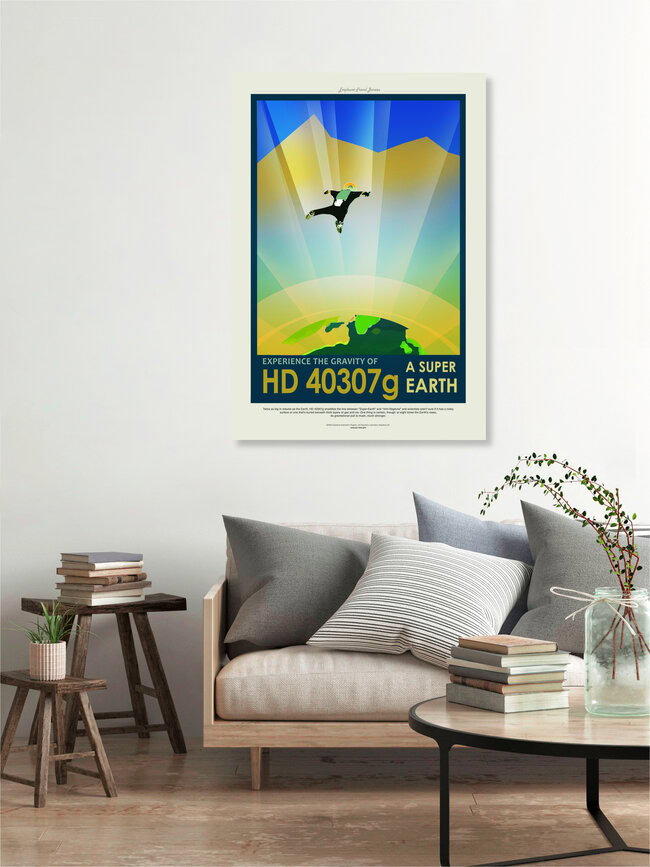 'HD 40307g, A Super Earth' – Wall Art by Nasa Visions as Poster or Acrylic Glass Print