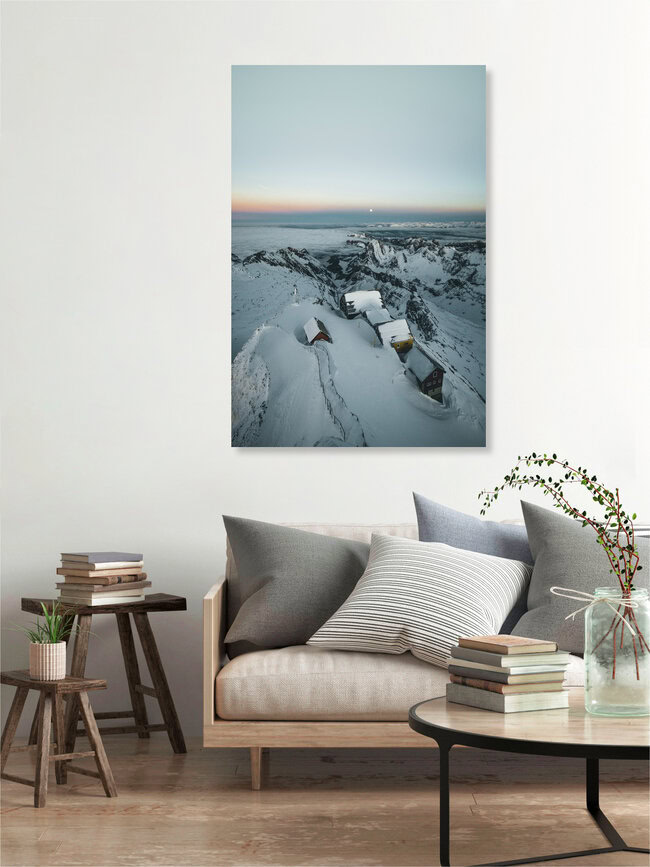 Alpenblick, Schweiz – Fotokunst von Dorian Baumann als Poster oder Acrylglasbild