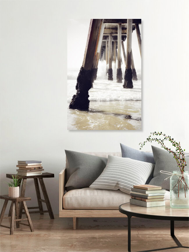 The Old Pier, Vereinigte Staaten – Fotokunst von Karl Johansson als Poster oder Acrylglasbild