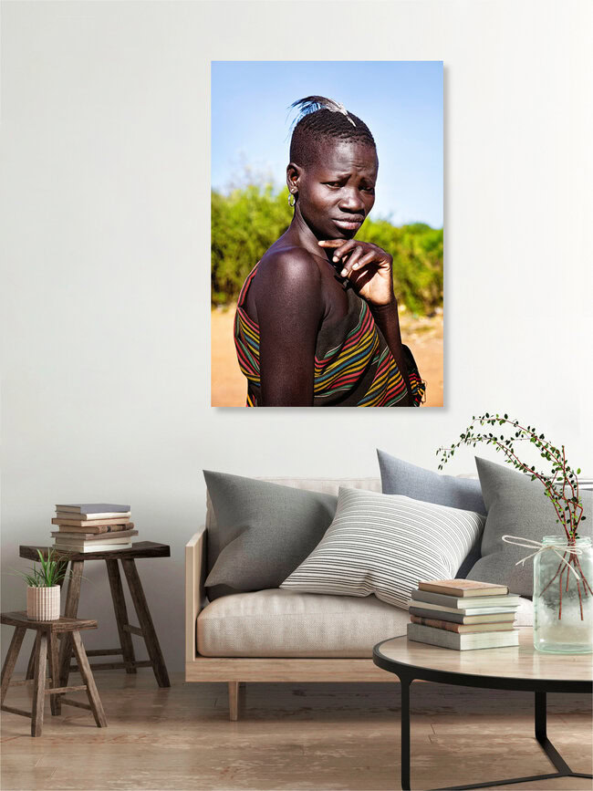 Karamojong, Uganda – wall art by Victoria Knobloch as Poster or Acrylic Glass Print